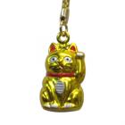 鈴招き猫(ゴールド) [Bell maneki neko (gold)]